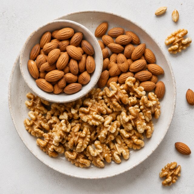 Carrots and almonds